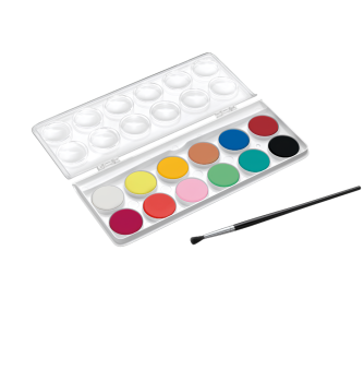 WCC-12 WATERCOLOR CAKES 12C
